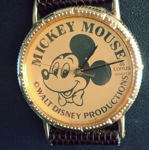 Disney Mickey Mouse Gold Watch